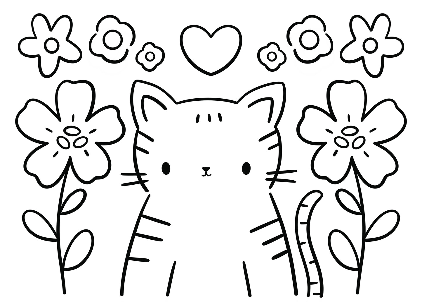 Cat Canvas Painting Kit - 5x7