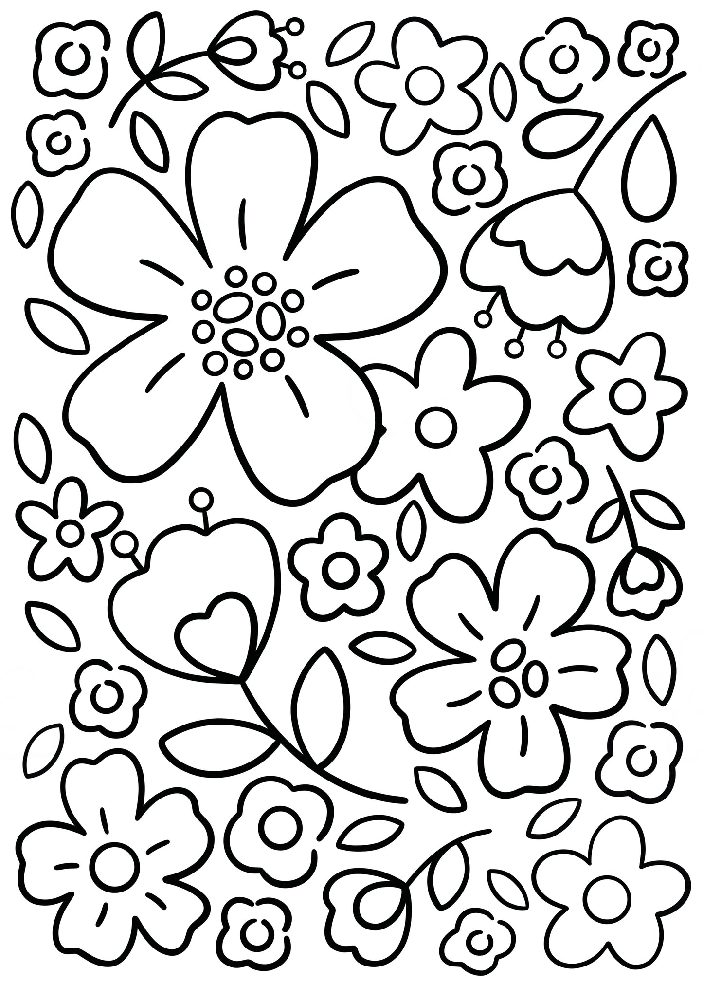 Flower Canvas Painting Kit - 5x7