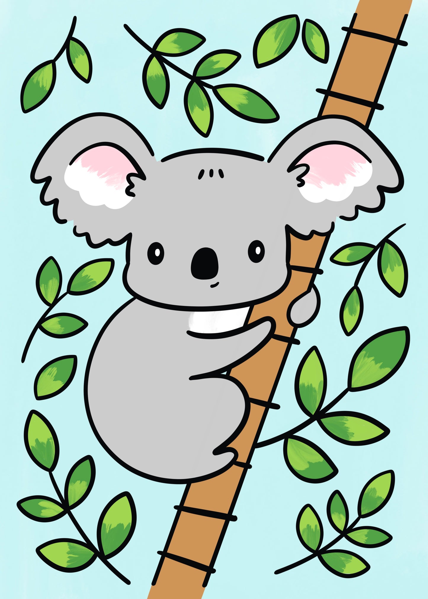 Koala Canvas Painting Kit - 5x7