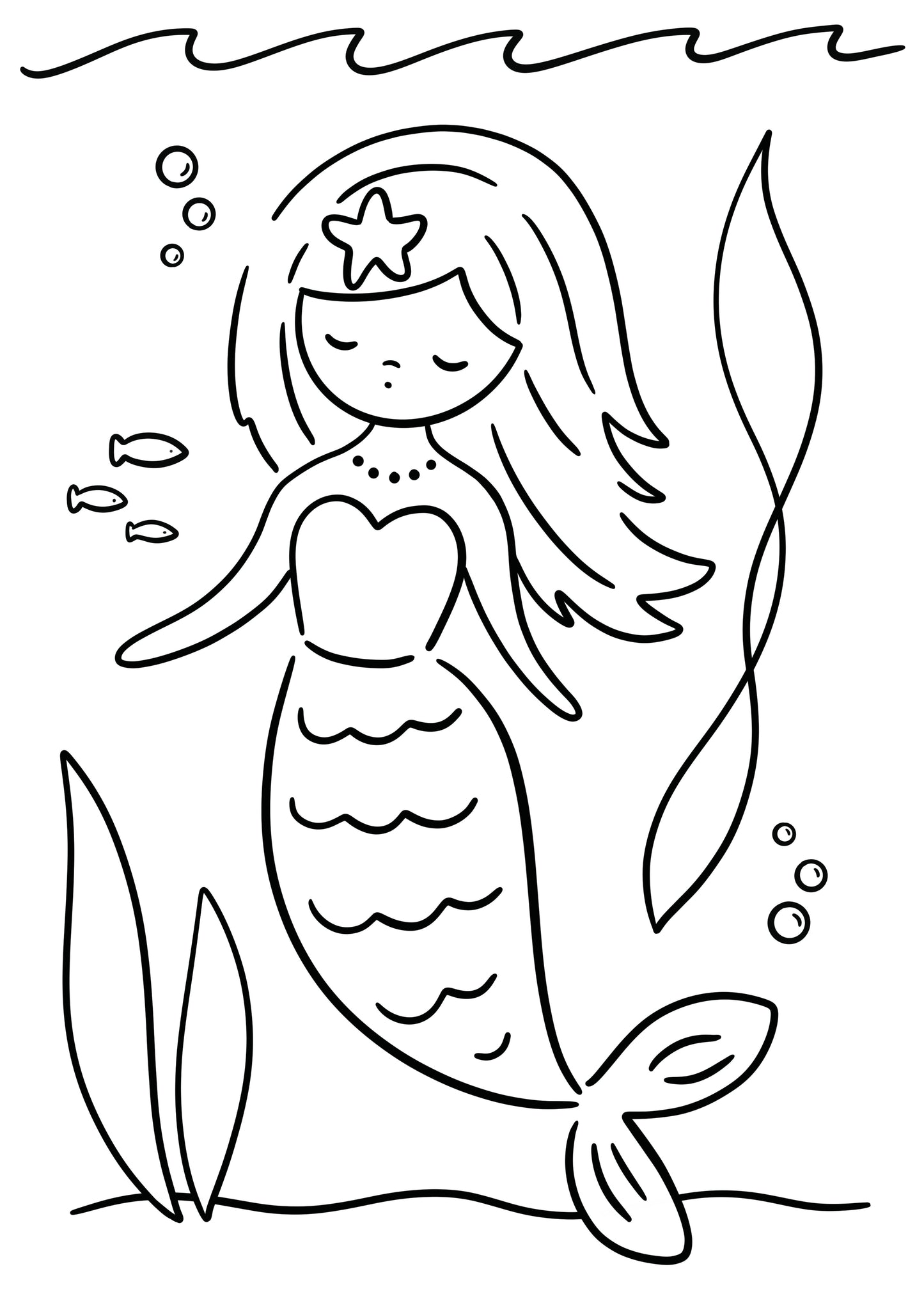 Mermaid Canvas Painting Kit - 5x7