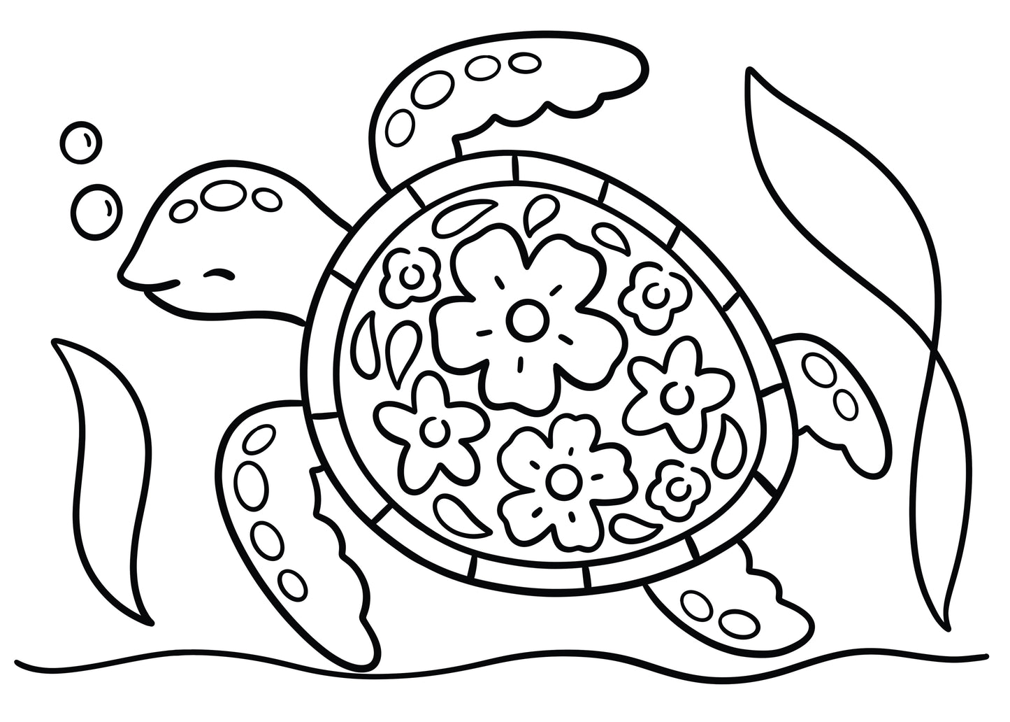 Sea Turtle Canvas Painting Kit - 5x7