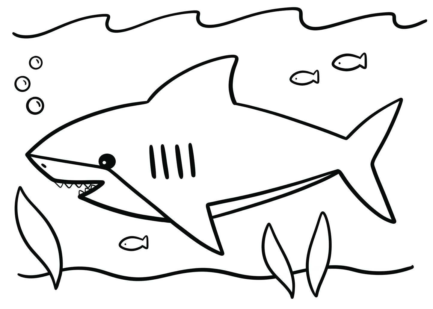 Shark Canvas Painting Kit - 5x7
